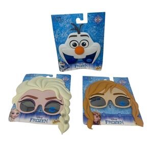 (Set of 3) Disney Frozen Sun Staches Olaf Elsa Anna Shades Kids Sunglasses